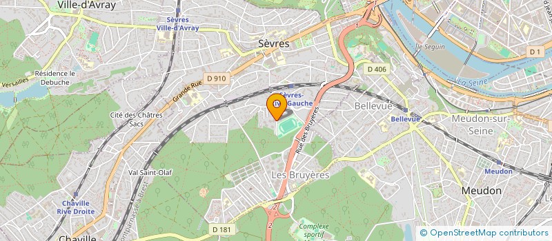 localisation de l'entreprise SOCIETE CIVILE APOLLINE à SEVRES