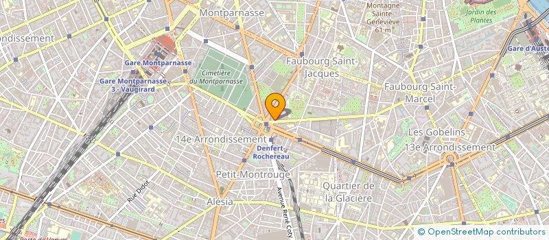 localisation de l'entreprise SOCIETE CIVILE ARAGO à PARIS