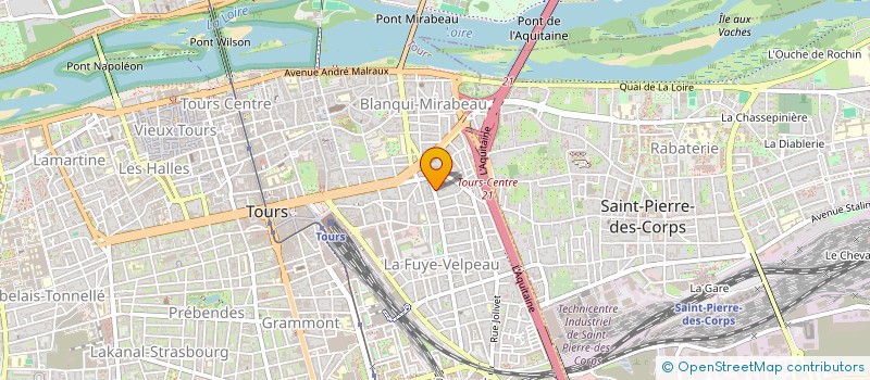 localisation de l'entreprise SOCIETE CIVILE  ARCADES BG  TOURS