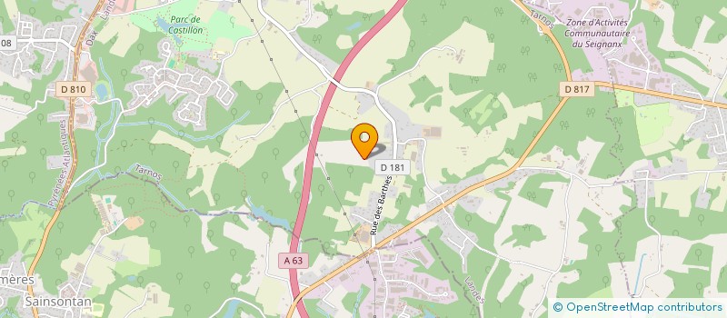localisation de l'entreprise SOCIETE CIVILE ARCIL IMMO à TARNOS