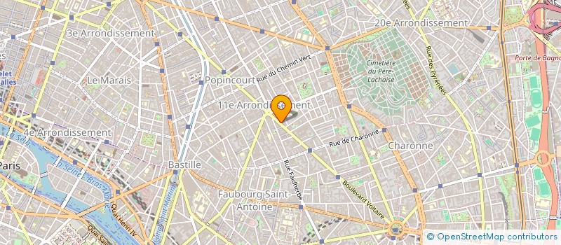 localisation de l'entreprise SOCIETE CIVILE AREA  PARIS