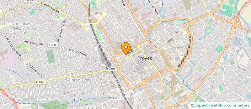 localisation de l'entreprise SOCIETE CIVILE ARGENCE  TROYES
