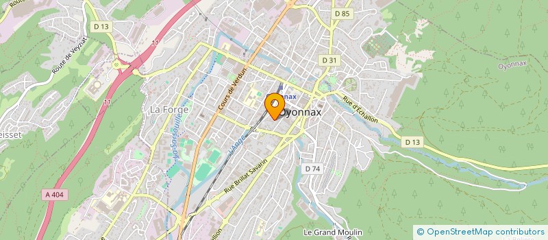 localisation de l'entreprise SOCIETE CIVILE ARGOS à OYONNAX