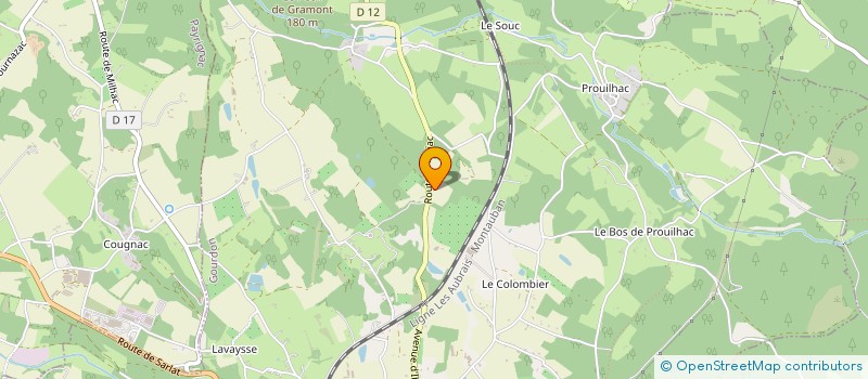 localisation de l'entreprise SOCIETE CIVILE ARMI  GOURDON