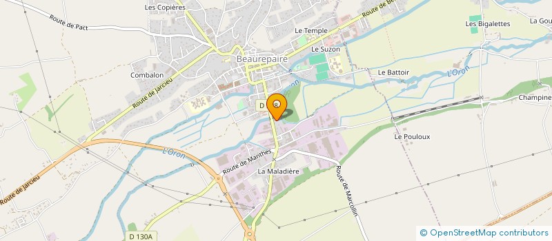 localisation de l'entreprise SOCIETE CIVILE AROU  BEAUREPAIRE