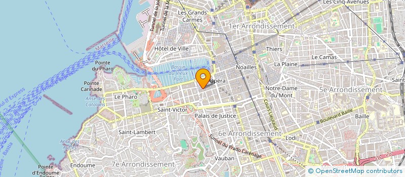 localisation de l'entreprise SOCIETE CIVILE ARPEGE à MARSEILLE 1