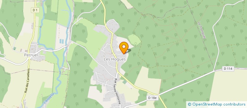 localisation de l'entreprise SOCIETE CIVILE ARQUANDELLE  LES HOGUES