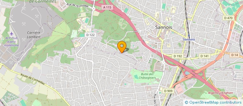 localisation de l'entreprise SOCIETE CIVILE AS INVESTISSEMENTS  SANNOIS