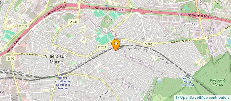 localisation de l'entreprise SOCIETE CIVILE ASFSFP  VILLIERS-SUR-MARNE