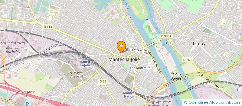 localisation de l'entreprise SOCIETE CIVILE ATELIERS BUREAUX SERVICES  MANTES-LA-JOLIE