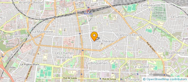 localisation de l'entreprise SOCIETE CIVILE AULI  RENNES