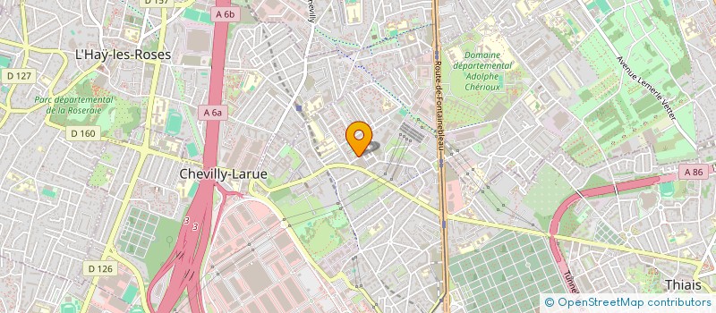 localisation de l'entreprise SOCIETE CIVILE AURIOMA  CHEVILLY-LARUE