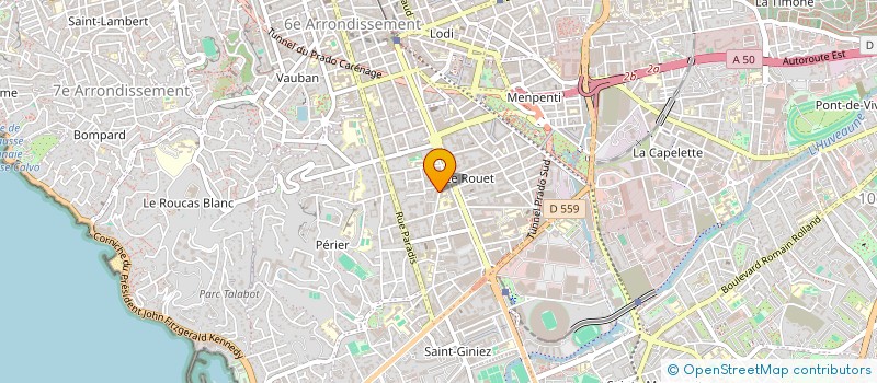 localisation de l'entreprise SOCIETE CIVILE AURORE AQUISEXTIENNE  MARSEILLE