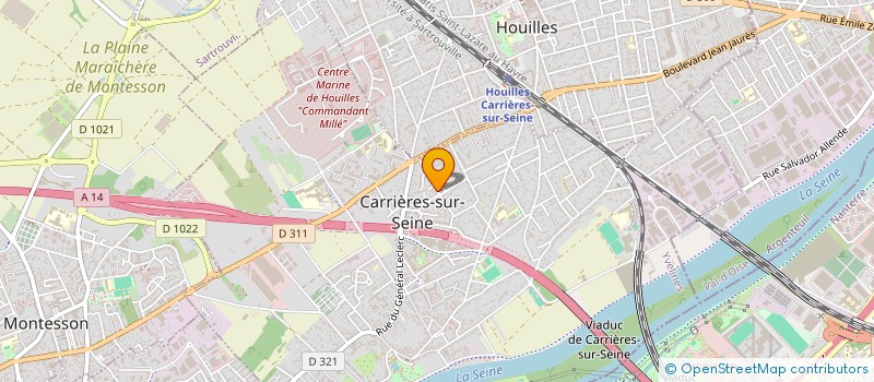 localisation de l'entreprise SOCIETE CIVILE AUROREVER IMMOBILIER  CARRIERES-SUR-SEINE