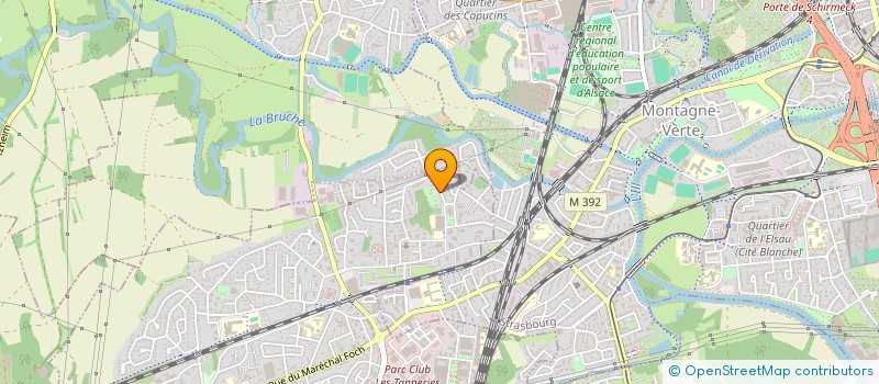 localisation de l'entreprise SOCIETE CIVILE AUX TROIS MOUSQUETAIRES  LINGOLSHEIM