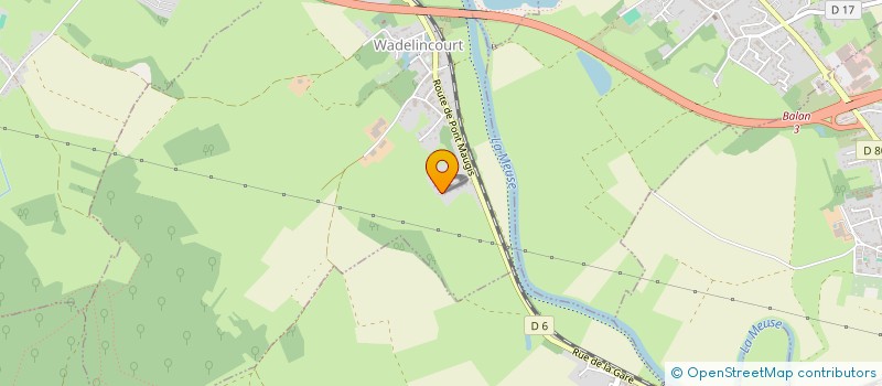 localisation de l'entreprise SOCIETE CIVILE B.B. IMMOBILIER  WADELINCOURT