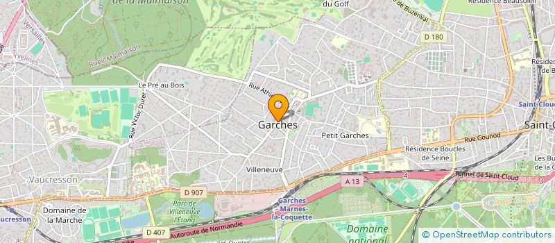 localisation de l'entreprise SOCIETE CIVILE B.P.P. à GARCHES