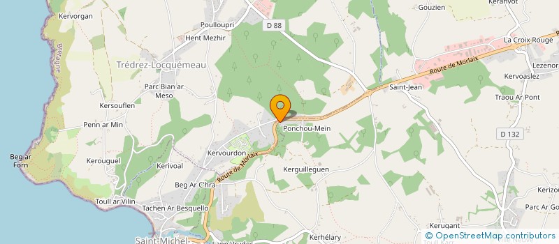 localisation de l'entreprise SOCIETE CIVILE B2C  PLOUMILLIAU