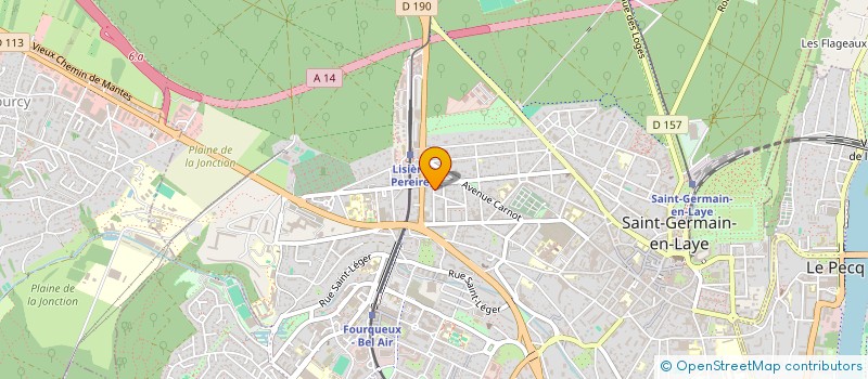 localisation de l'entreprise SOCIETE CIVILE B2P DEVELOPPEMENT  SAINT-GERMAIN-EN-LAYE