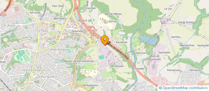 localisation de l'entreprise SOCIETE CIVILE BALLEYOUR à QUIMPER