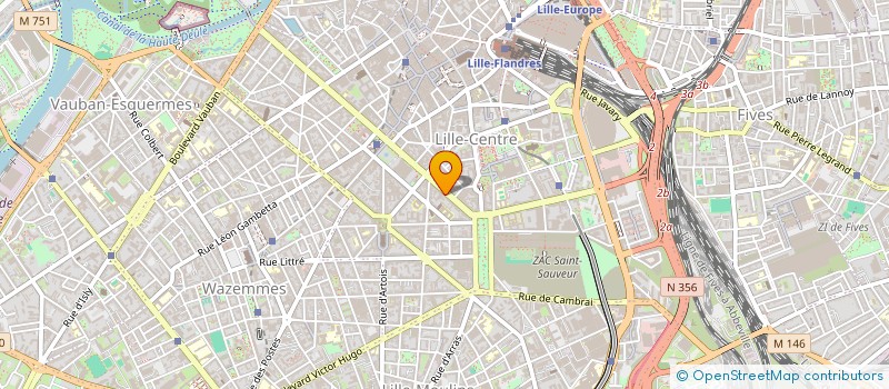 localisation de l'entreprise SOCIETE CIVILE BANO  LILLE