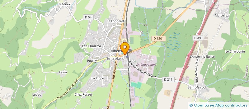 localisation de l'entreprise SOCIETE CIVILE BAPTISTE  ENTRELACS