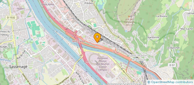 localisation de l'entreprise SOCIETE CIVILE BARBARET à GRENOBLE