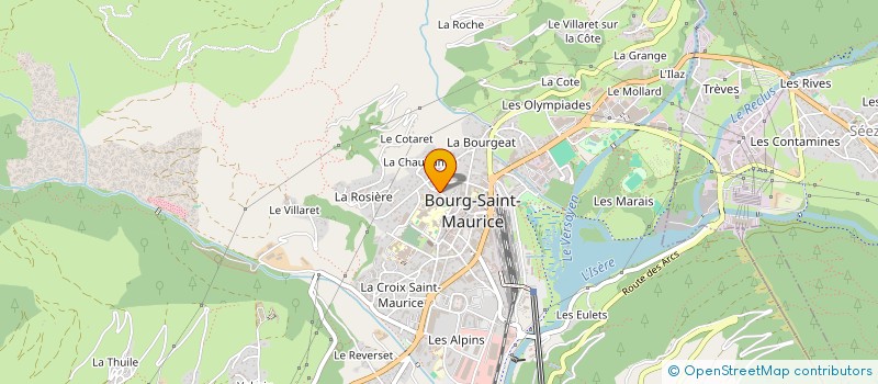 localisation de l'entreprise SOCIETE CIVILE BARONNAT  BOURG-SAINT-MAURICE