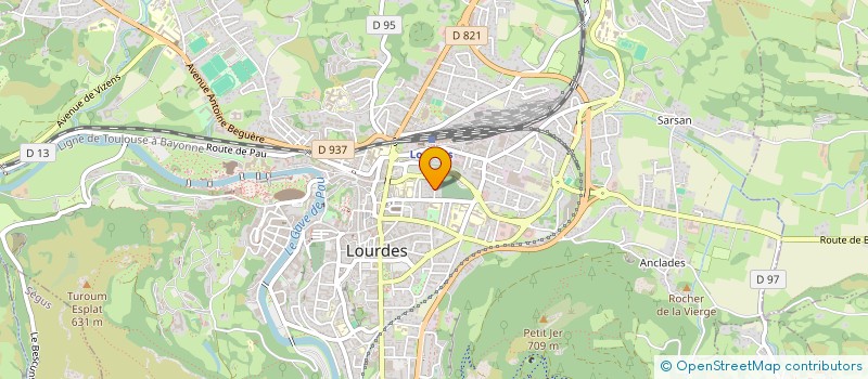 localisation de l'entreprise SOCIETE CIVILE BARROTOQUI  LOURDES