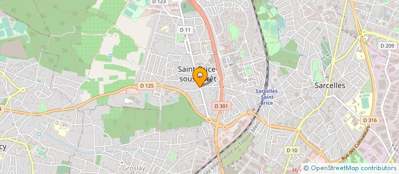 localisation de l'entreprise SOCIETE CIVILE BARSAM à SAINT-BRICE-SOUS-FORET