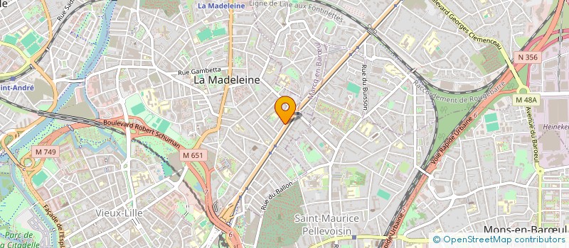 localisation de l'entreprise SOCIETE CIVILE BARTSOEN à LA MADELEINE