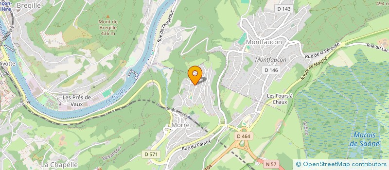 localisation de l'entreprise SOCIETE CIVILE BATI-EST 25  MORRE