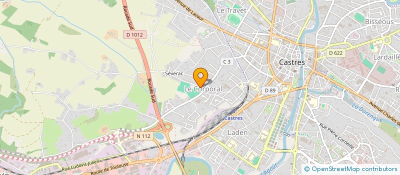 localisation de l'entreprise SOCIETE CIVILE BATIMENT PRO  CASTRES