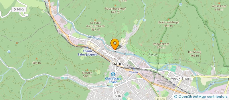 localisation de l'entreprise SOCIETE CIVILE BATIR L'ESPACE à THANN