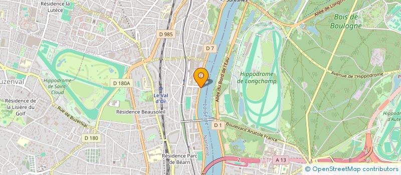 localisation de l'entreprise SOCIETE CIVILE BAUDRY  SAINT-CLOUD