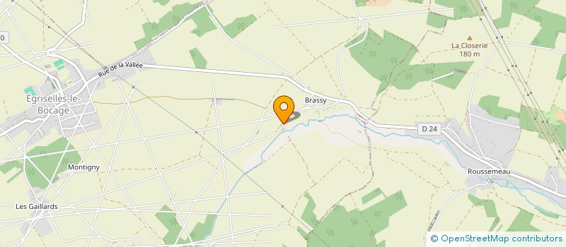 localisation de l'entreprise SOCIETE CIVILE BAULE  EGRISELLES-LE-BOCAGE