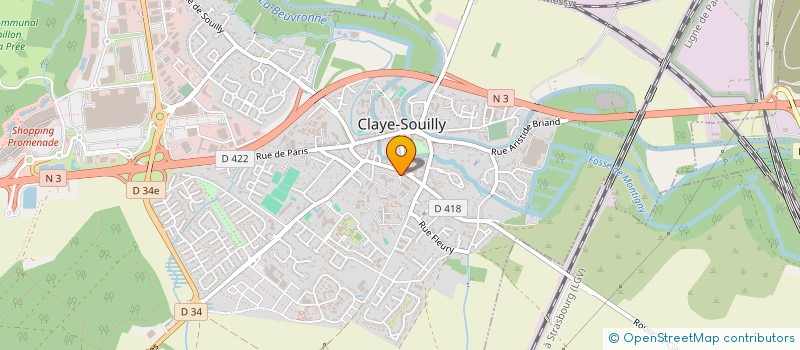localisation de l'entreprise SOCIETE CIVILE BDTR  CLAYE-SOUILLY