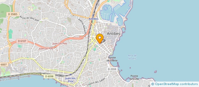 localisation de l'entreprise SOCIETE CIVILE BELLEVUE à ANTIBES