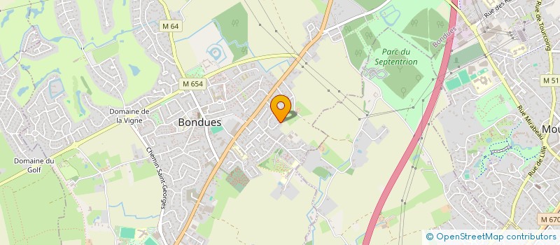 localisation de l'entreprise SOCIETE CIVILE BELO  BONDUES