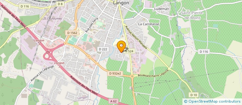 localisation de l'entreprise SOCIETE CIVILE BENQUET PIVETEAU à LANGON