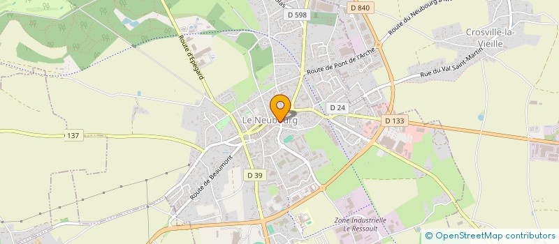 localisation de l'entreprise SOCIETE CIVILE BERA DEL VECCHIO  LE NEUBOURG