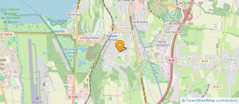 localisation de l'entreprise SOCIETE CIVILE BERENICE ET MAELWENN  VIVIERS-DU-LAC