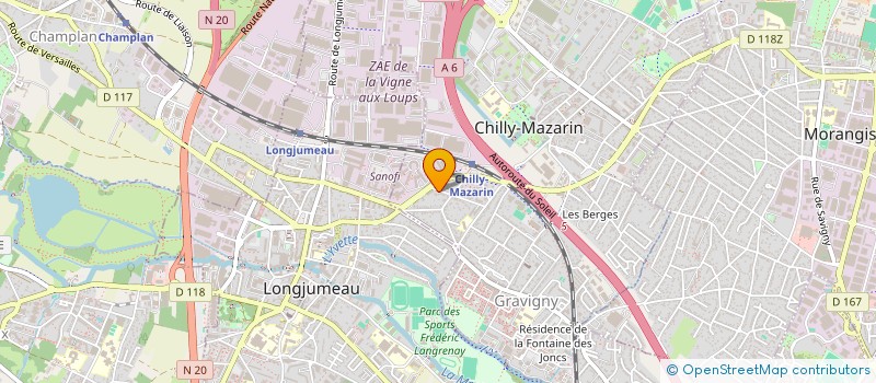 localisation de l'entreprise SOCIETE CIVILE BERGER à CHILLY-MAZARIN