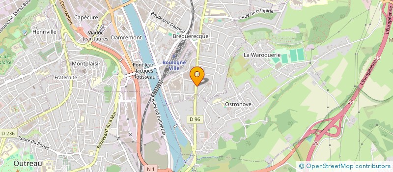 localisation de l'entreprise SOCIETE CIVILE BERLIOZ  BOULOGNE-SUR-MER