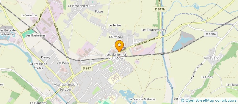 localisation de l'entreprise SOCIETE CIVILE BERROS  MONTOIRE-SUR-LE-LOIR