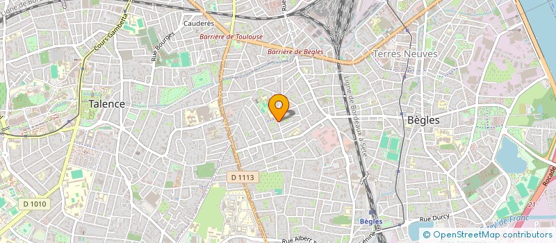 localisation de l'entreprise SOCIETE CIVILE BERTHELOT à BEGLES