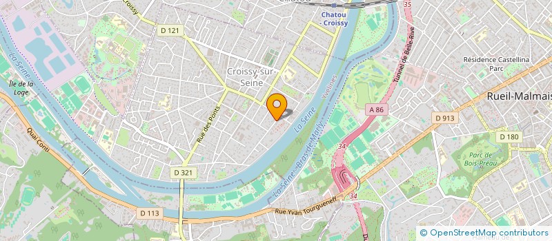 localisation de l'entreprise SOCIETE CIVILE BIMBO  CROISSY-SUR-SEINE