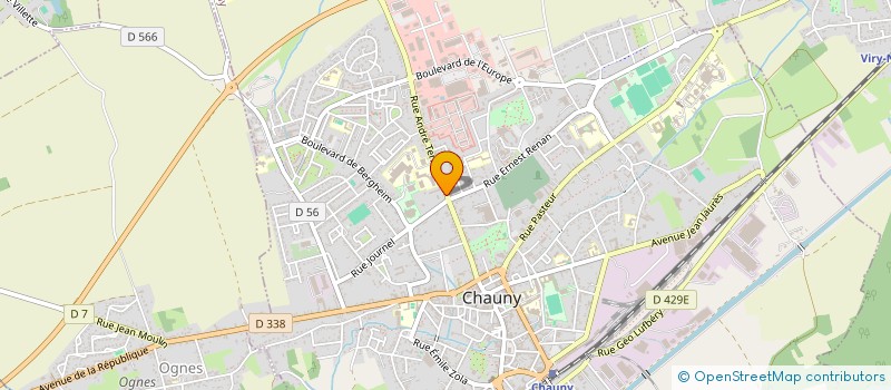 localisation de l'entreprise SOCIETE CIVILE BIRDIES  CHAUNY