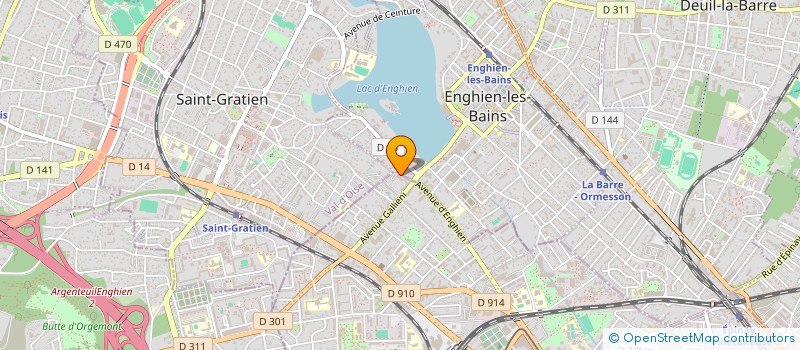 localisation de l'entreprise SOCIETE CIVILE BIRON  ENGHIEN-LES-BAINS