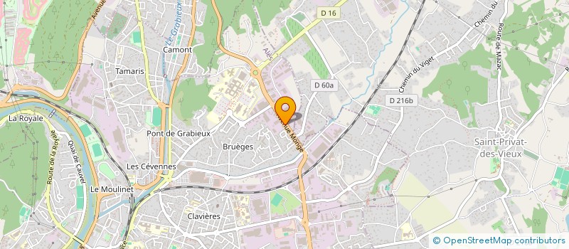 localisation de l'entreprise SOCIETE CIVILE BLANC  ALES